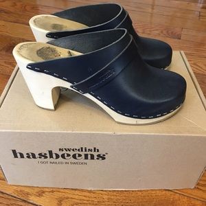 Swedish hasbeen slip on clog